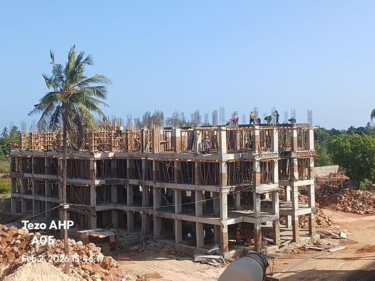 Multi-storey residential block under construction