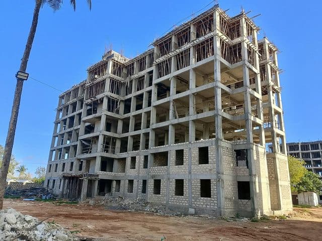 Multi-storey residential block under construction